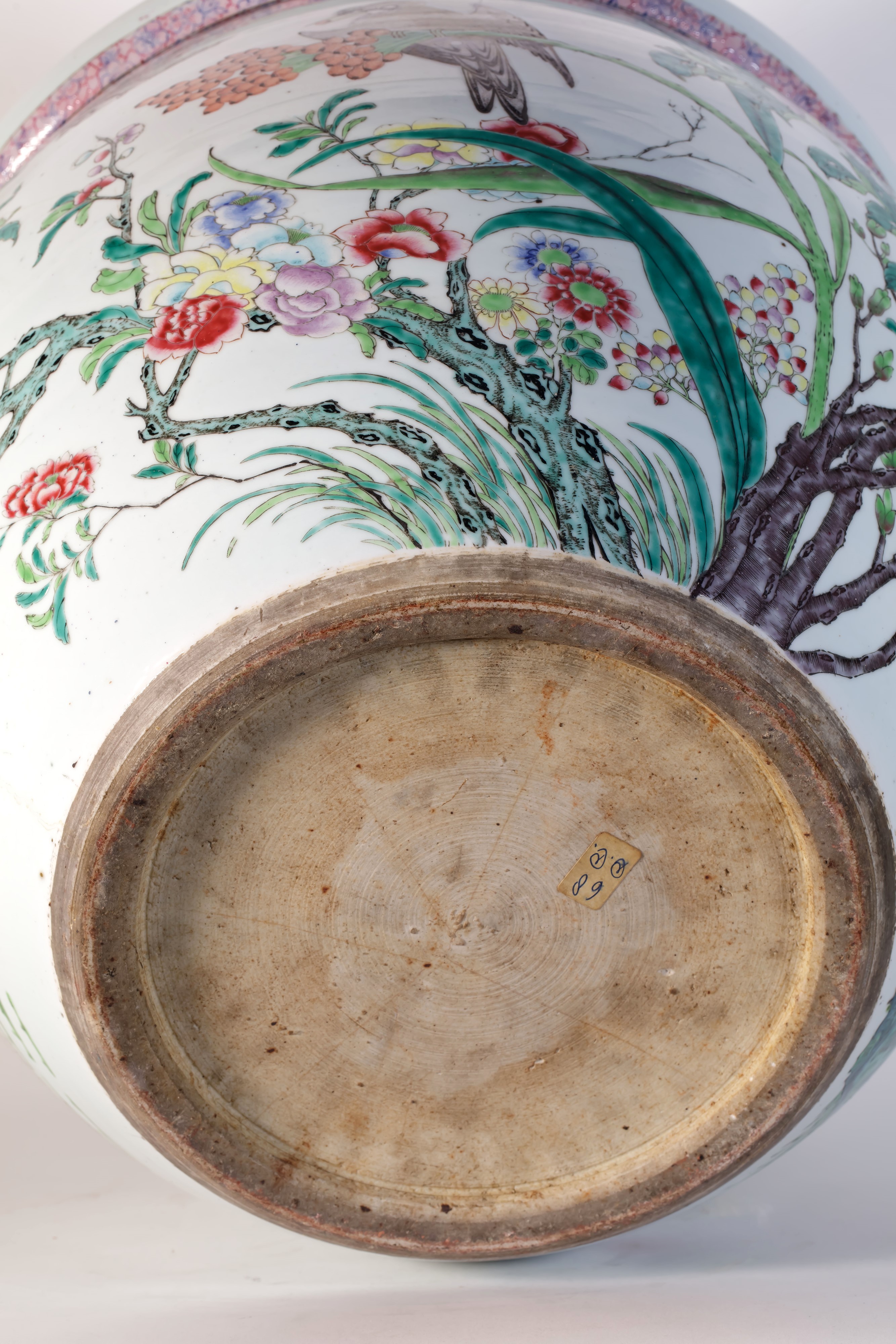 Cachepot in Porcellana Famiglia Rosa