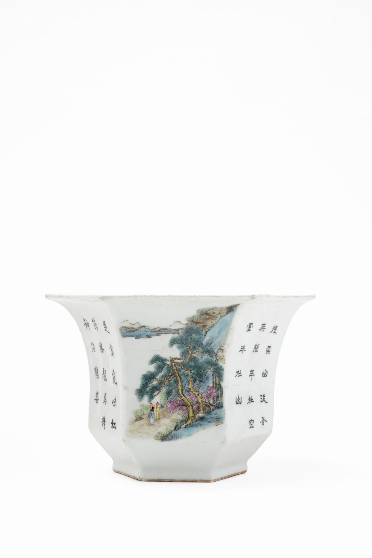 Jardiniere in Porcellana Famiglia Rosa