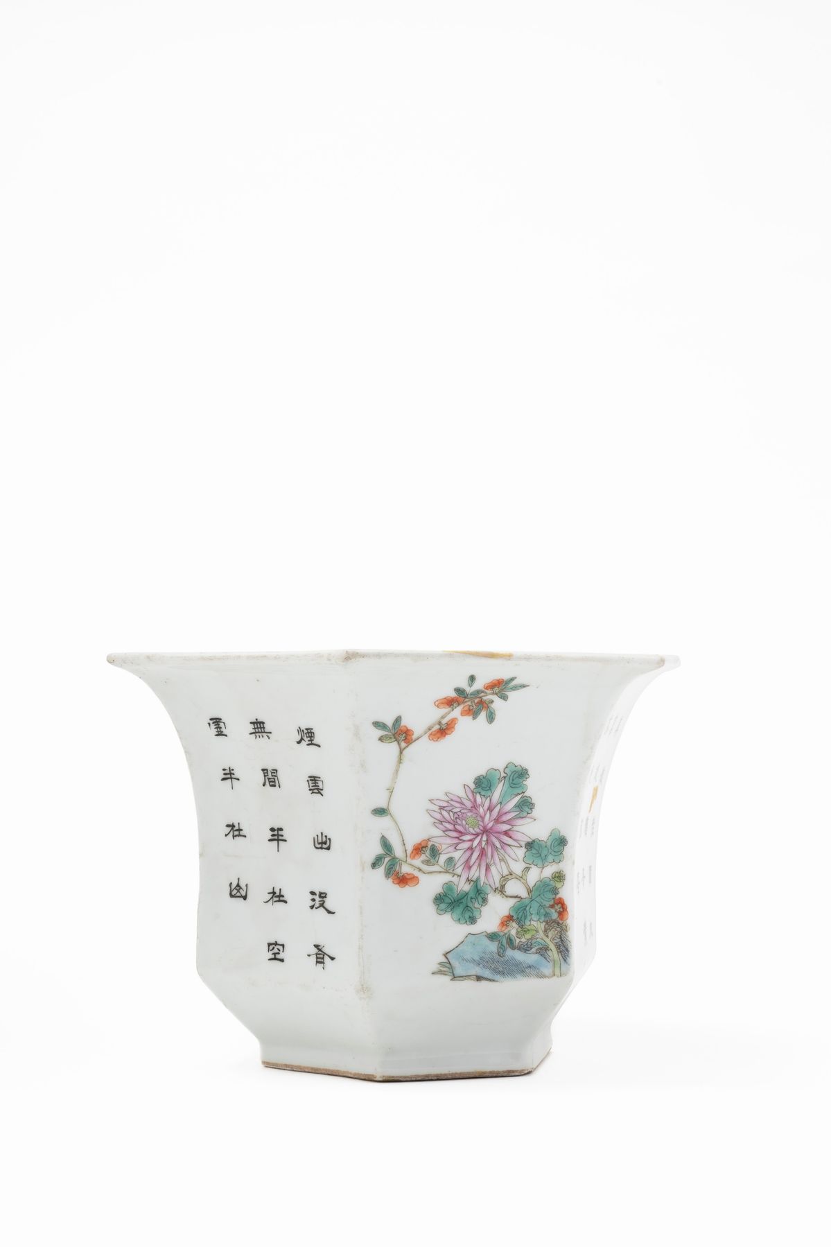 Jardiniere in Porcellana Famiglia Rosa