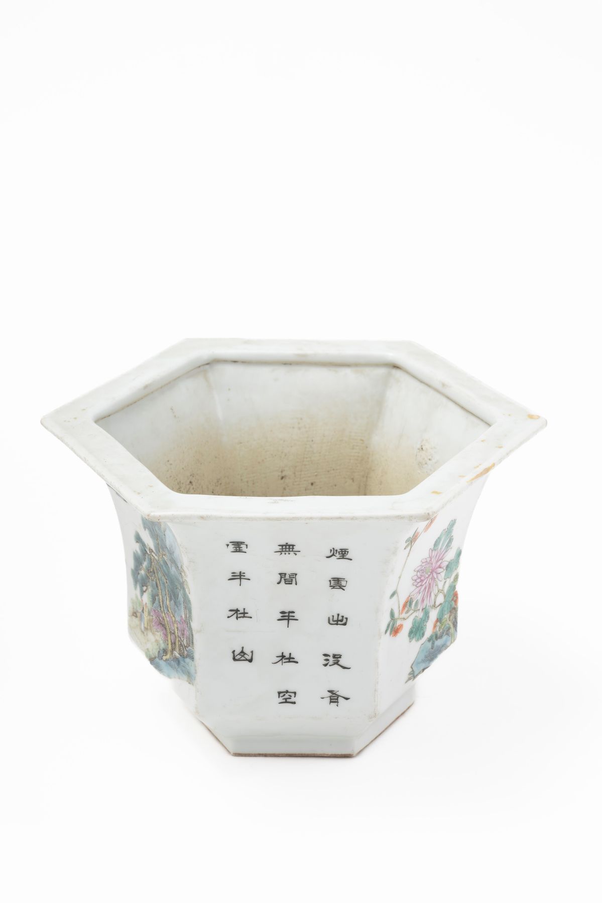 Jardiniere in Porcellana Famiglia Rosa