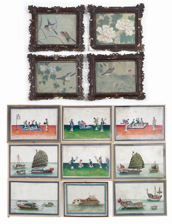 THIRTEEN PAINTINGS