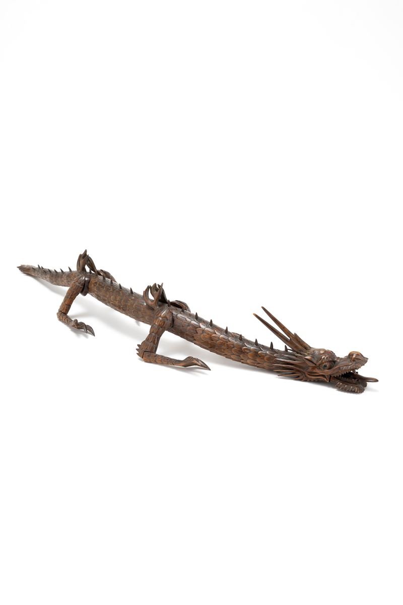 Okimono in Legno