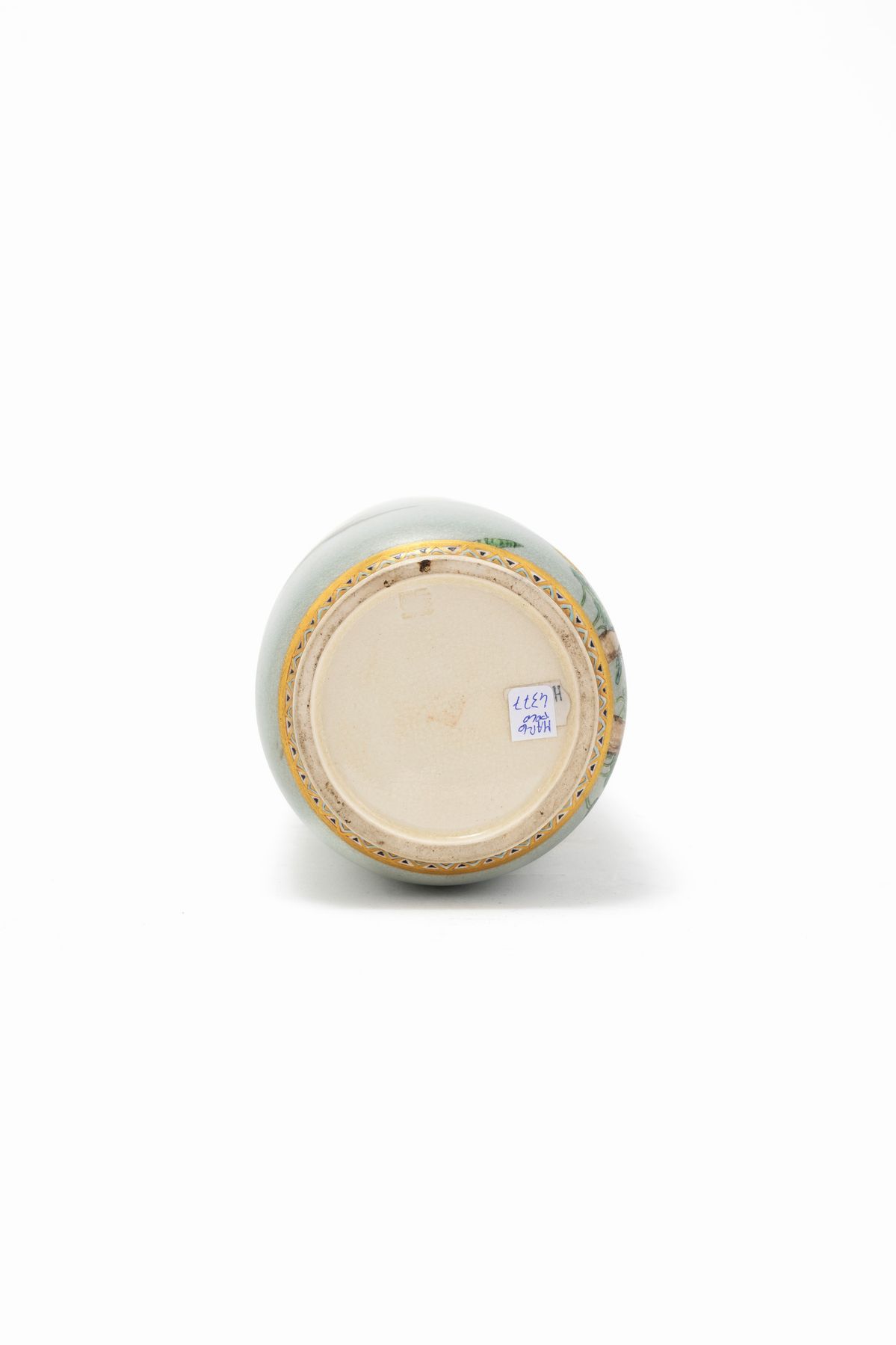 Raro Vaso in Ceramica Satsuma Firmato Kinkozan