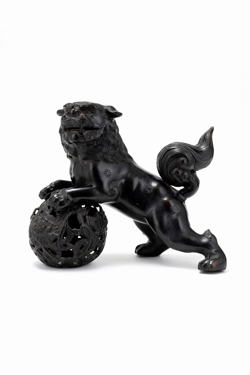 Grande Okimono in Bronzo