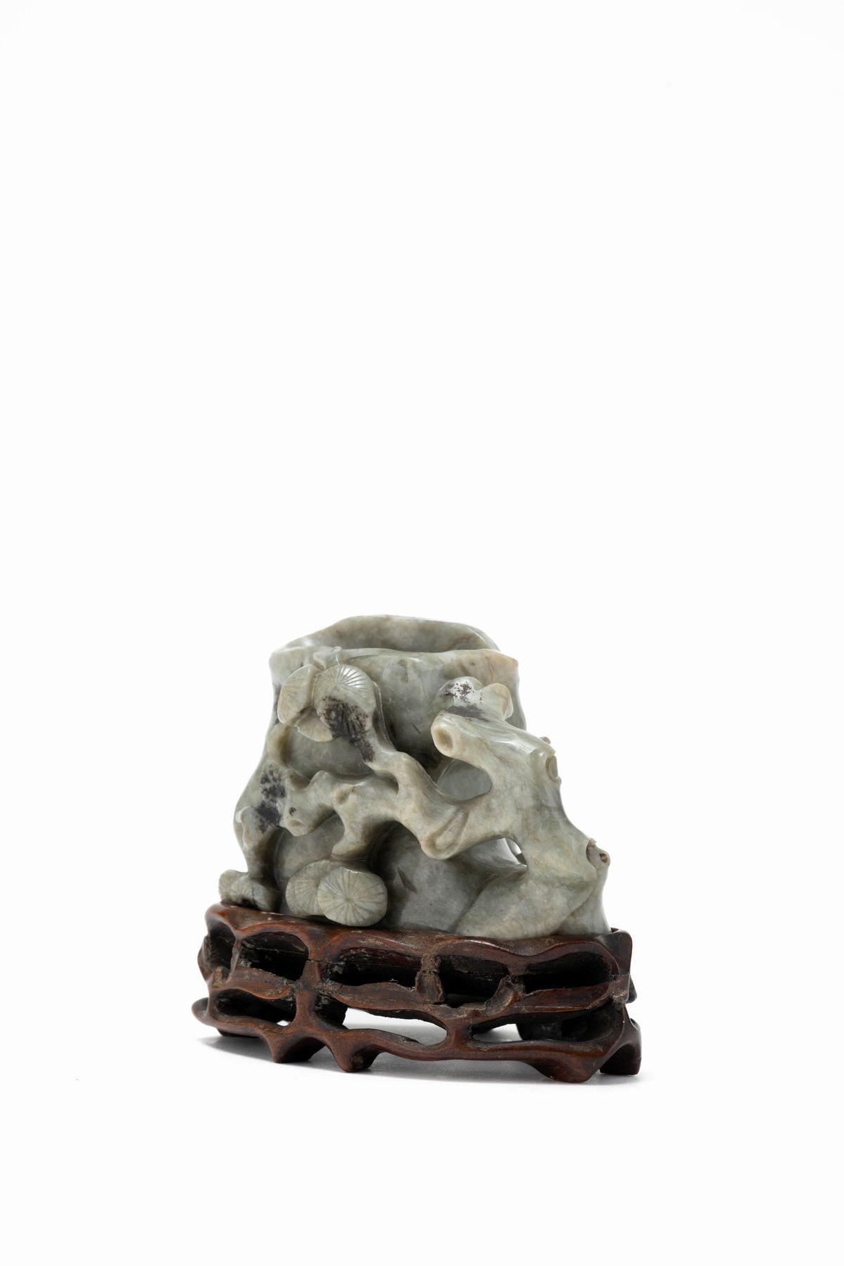 PORTA PENNELLI IN GIADA SCREZIATA