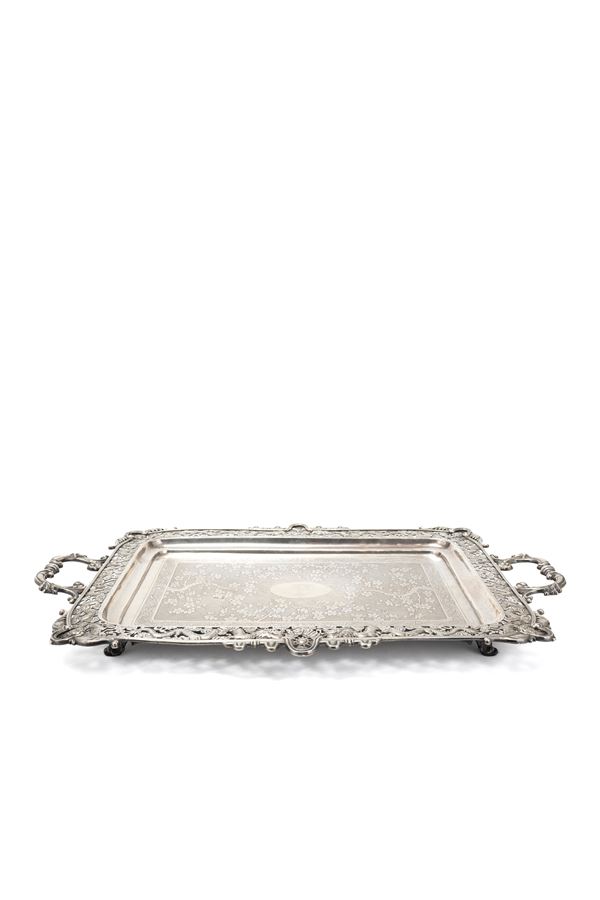 A SILVER TRAY