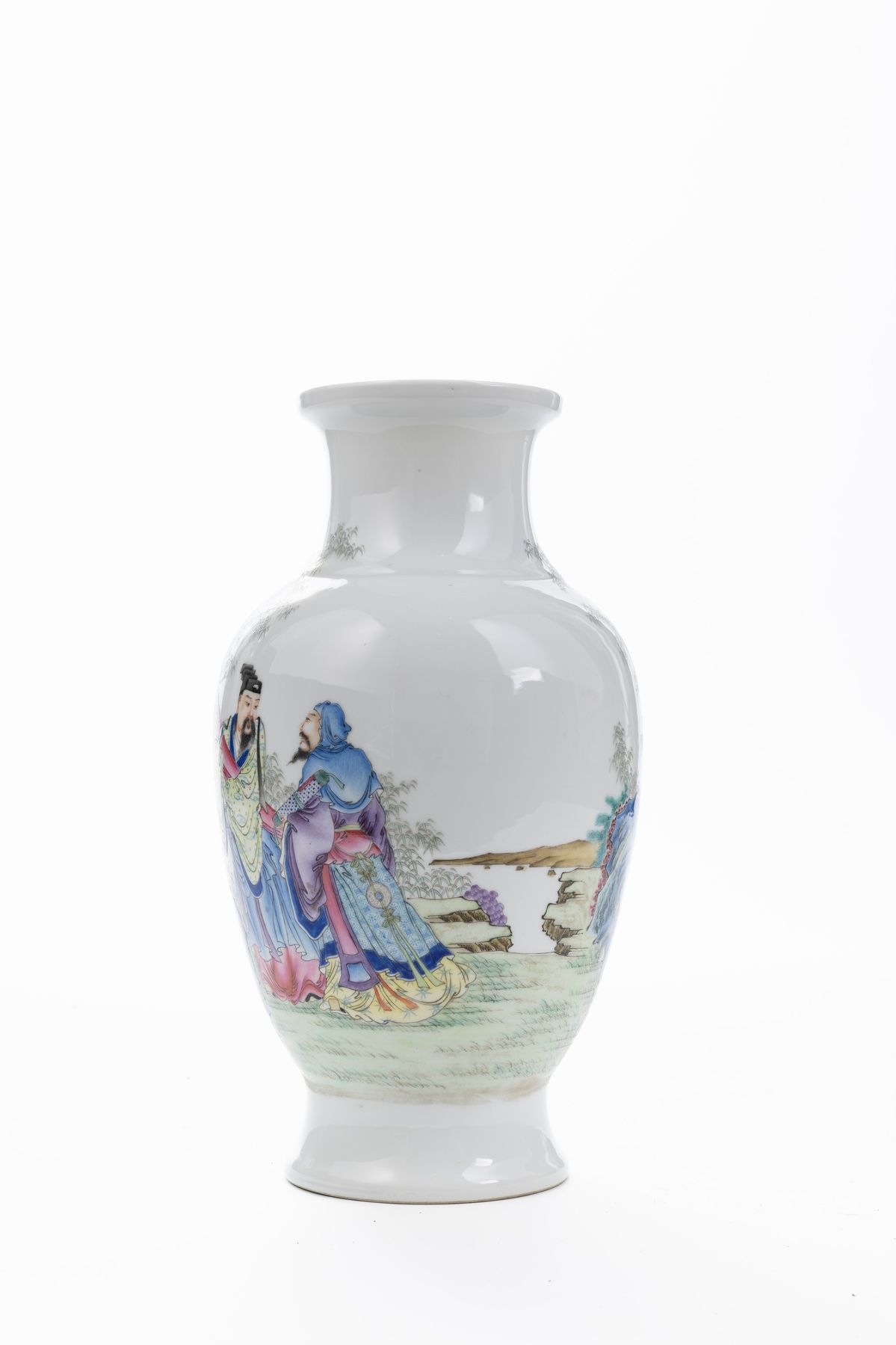 VASO IN PORCELLANA FAMIGIA ROSA