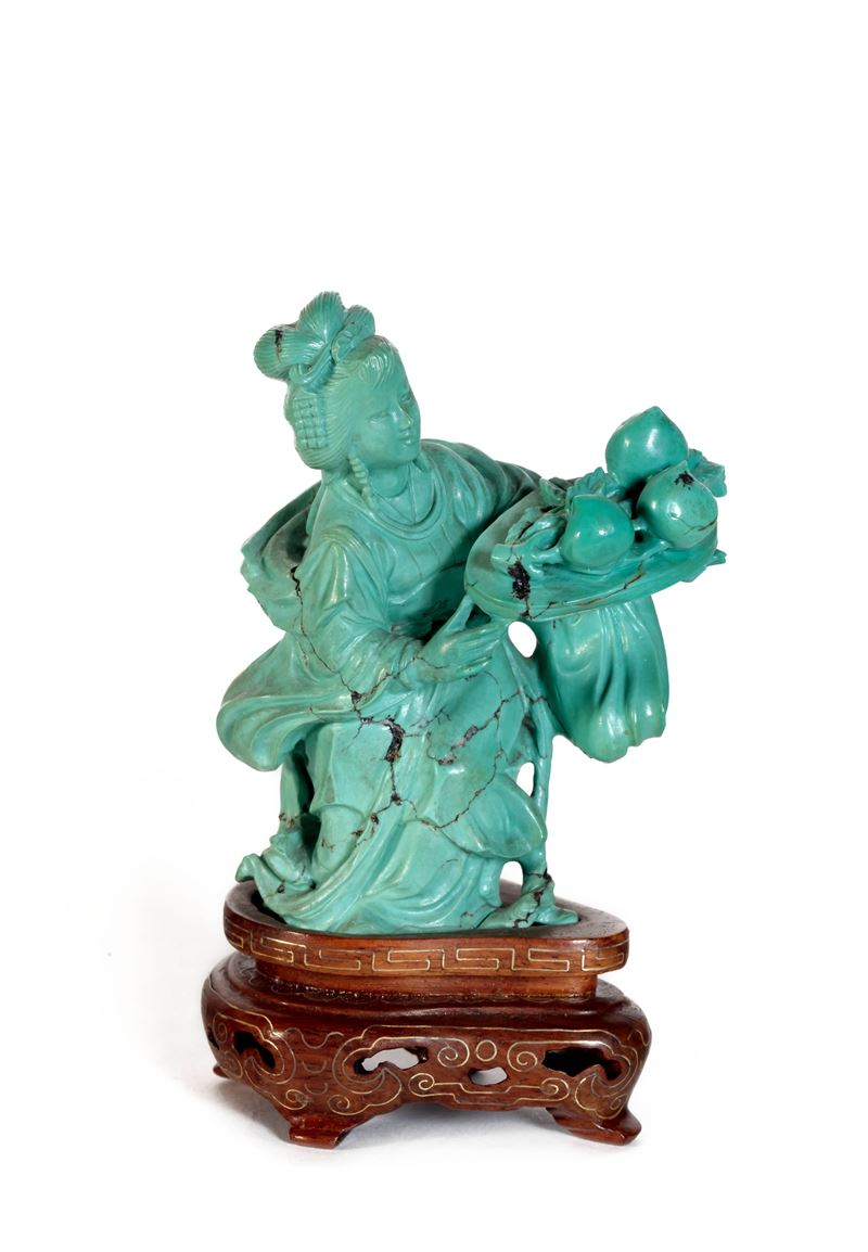 PICCOLA FIGURA IN TURCHESE