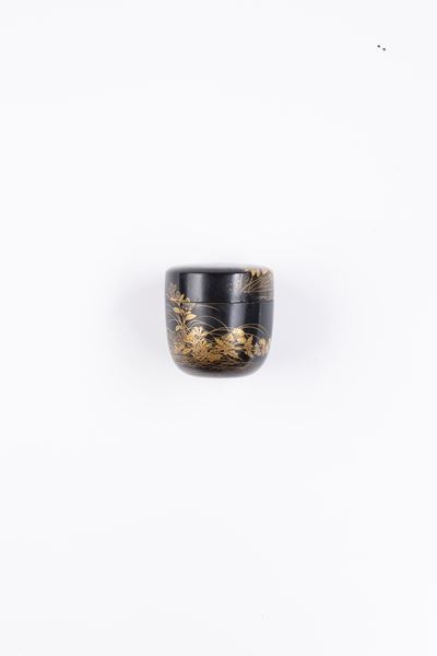 Scatola da Té in Lacca Nera