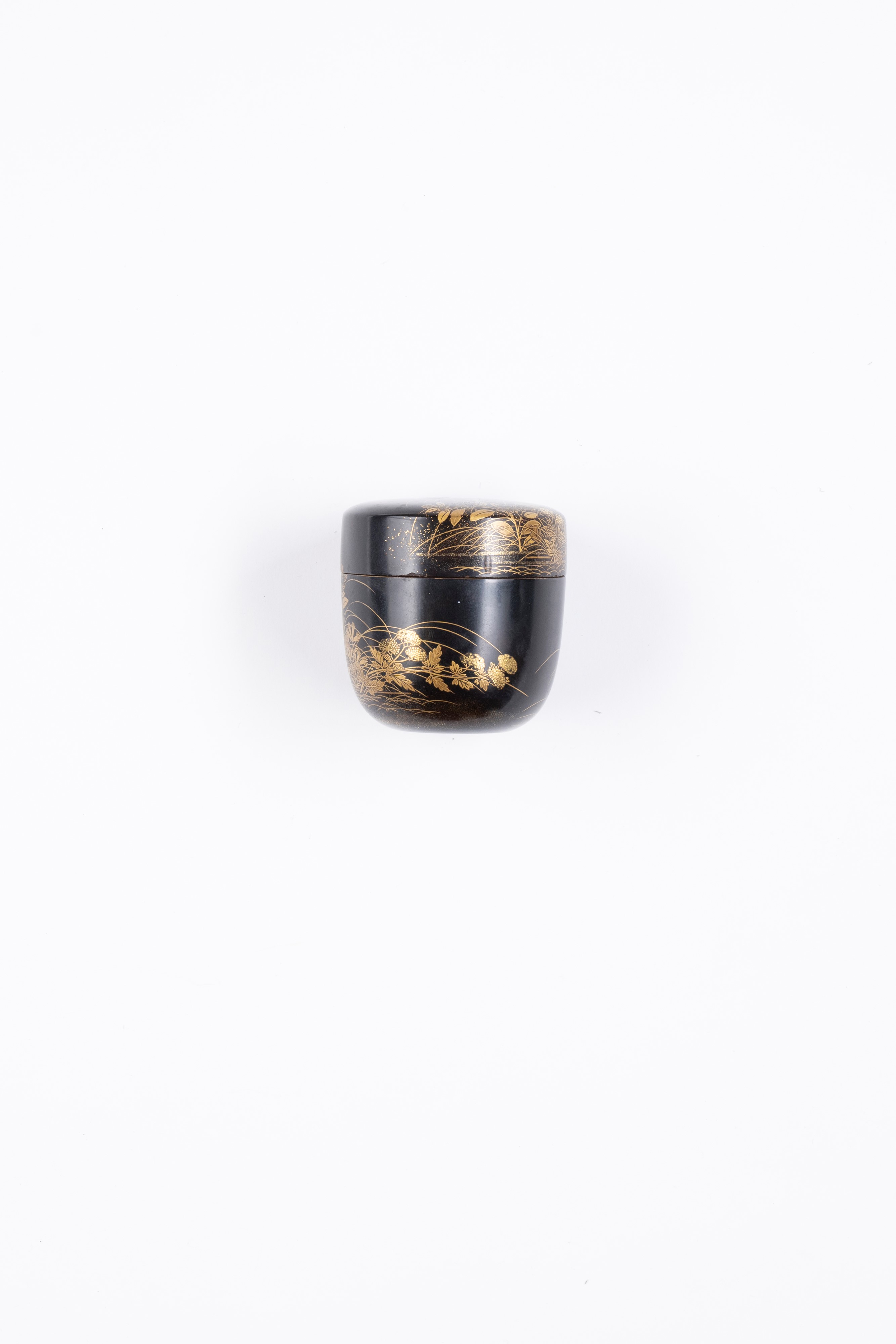 Scatola da Té in Lacca Nera