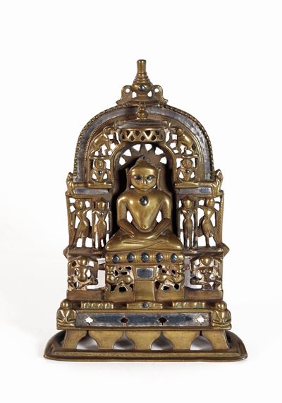 Altare Jain in Bronzo e Argento