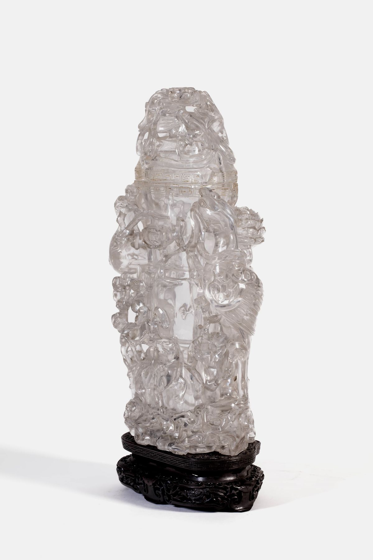 GRANDE VASO IN CRISTALLO DI ROCCA