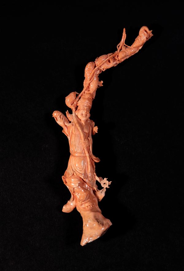 ☼A CORAL CARVING