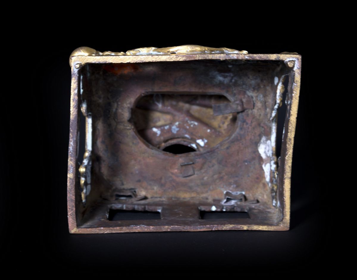 BUDDHA AMITAYUS IN BRONZO DORATO