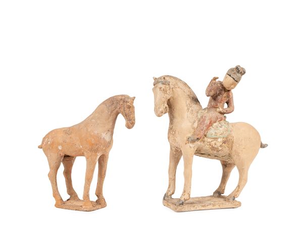 TWO TERRACOTTA FIGURES