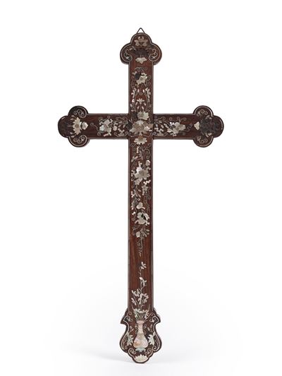 ☼croce in Legno e Madreperla