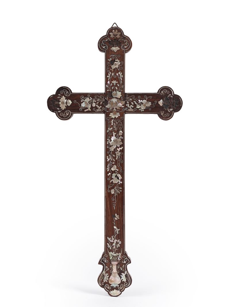 ☼croce in Legno e Madreperla