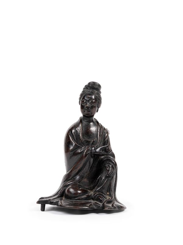 FIGURA DI GUANYIN IN BRONZO