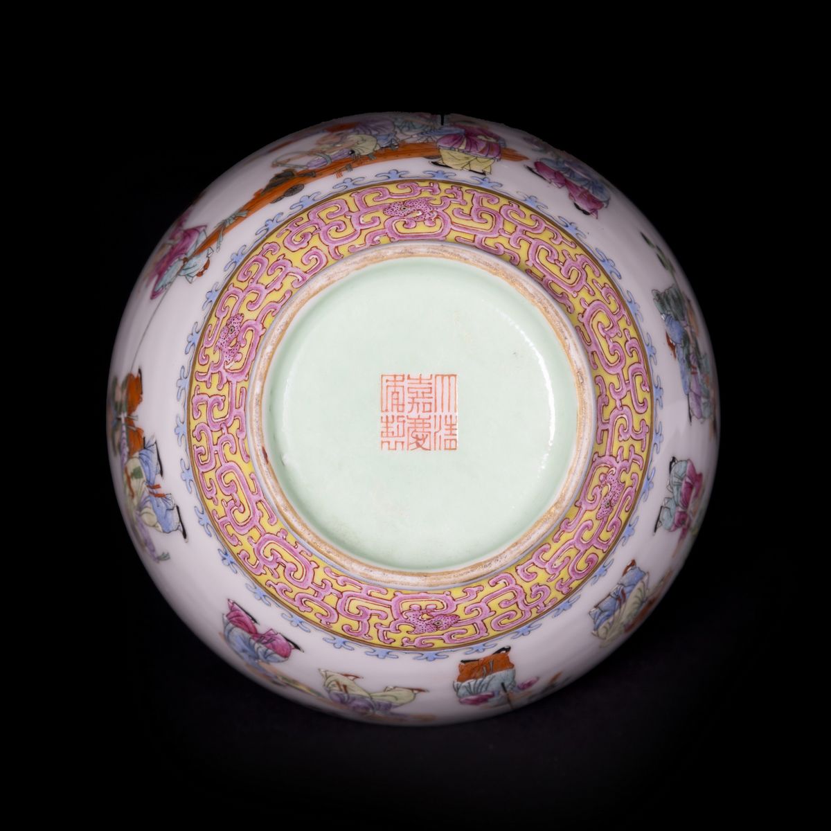 VASO IN PORCELLANA FAMIGLIA ROSA