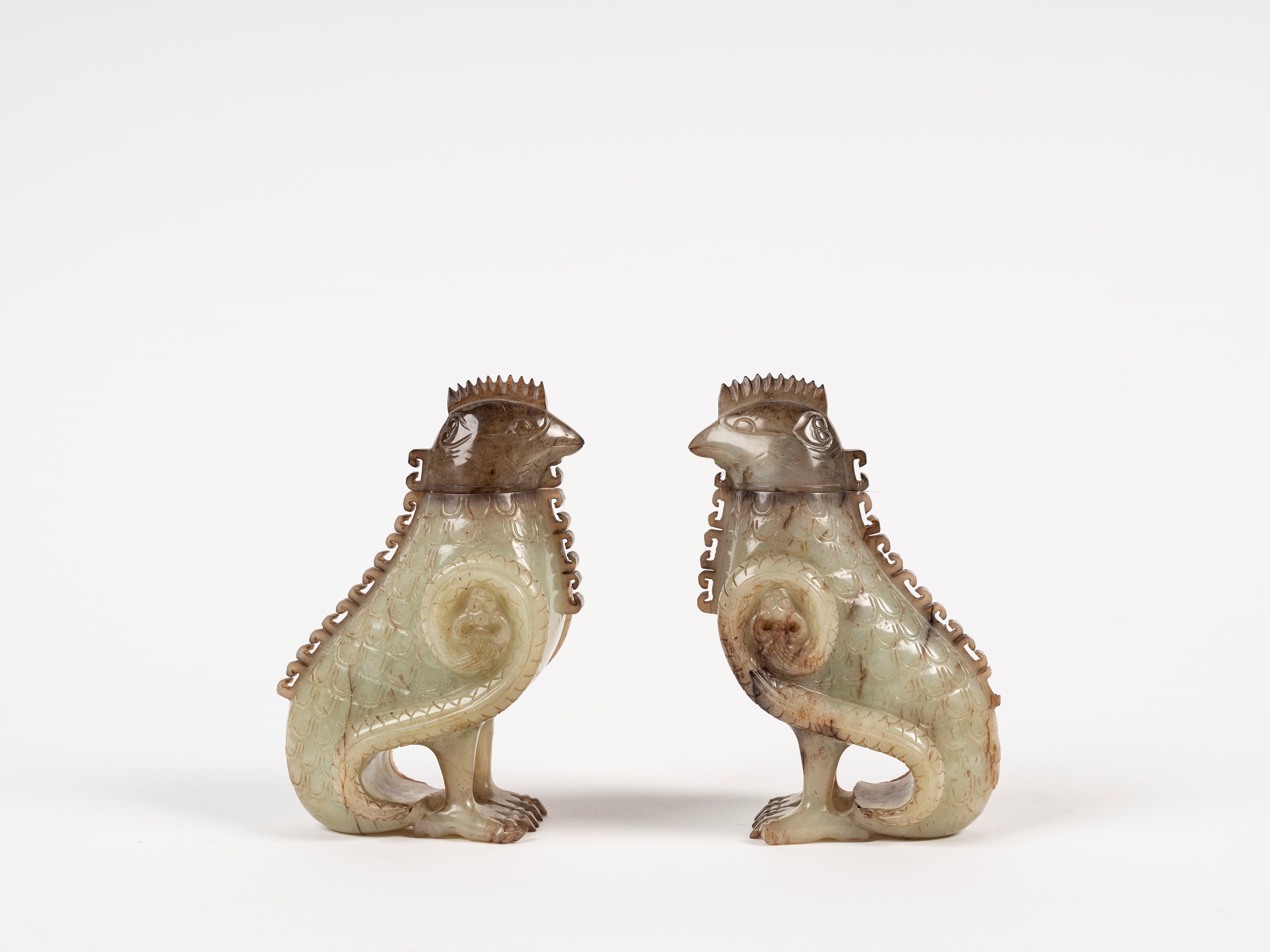 DUE UCCELLI IN GIADA