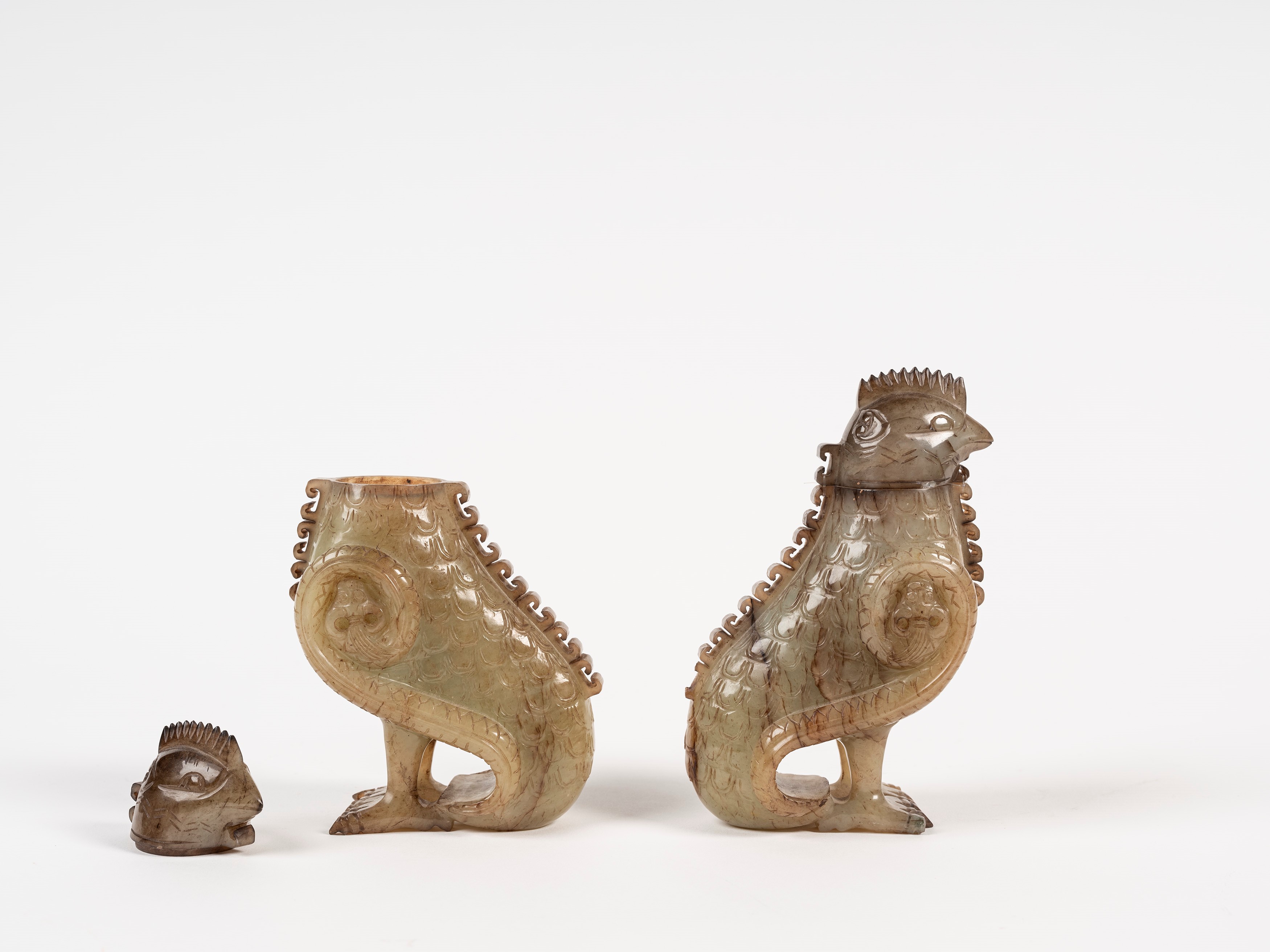 DUE UCCELLI IN GIADA