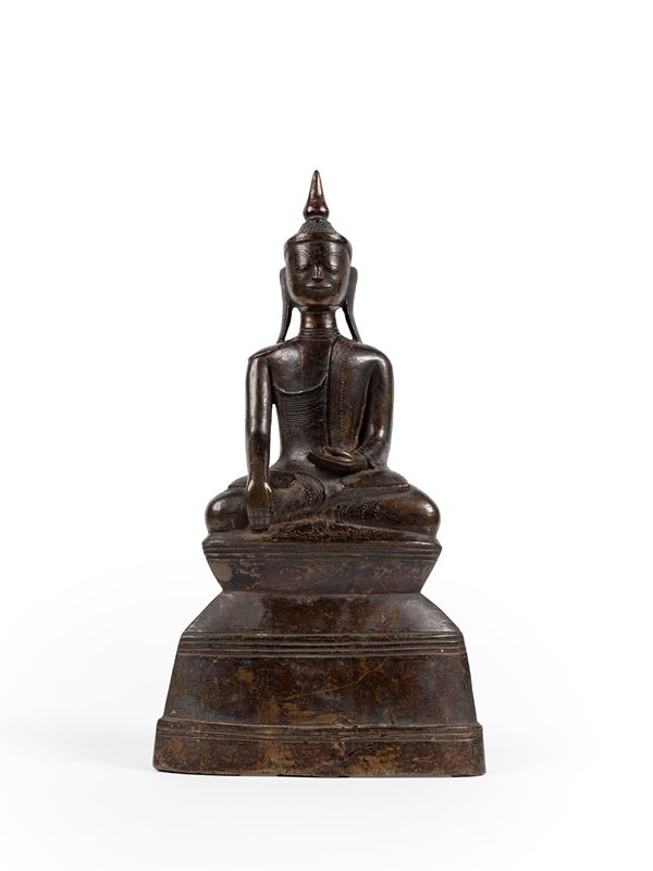 A BRONZE BUDDHA