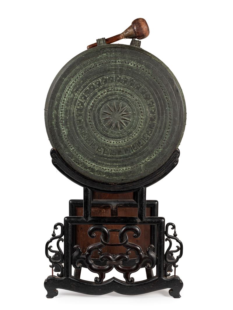 GRANDE GONG IN BRONZO