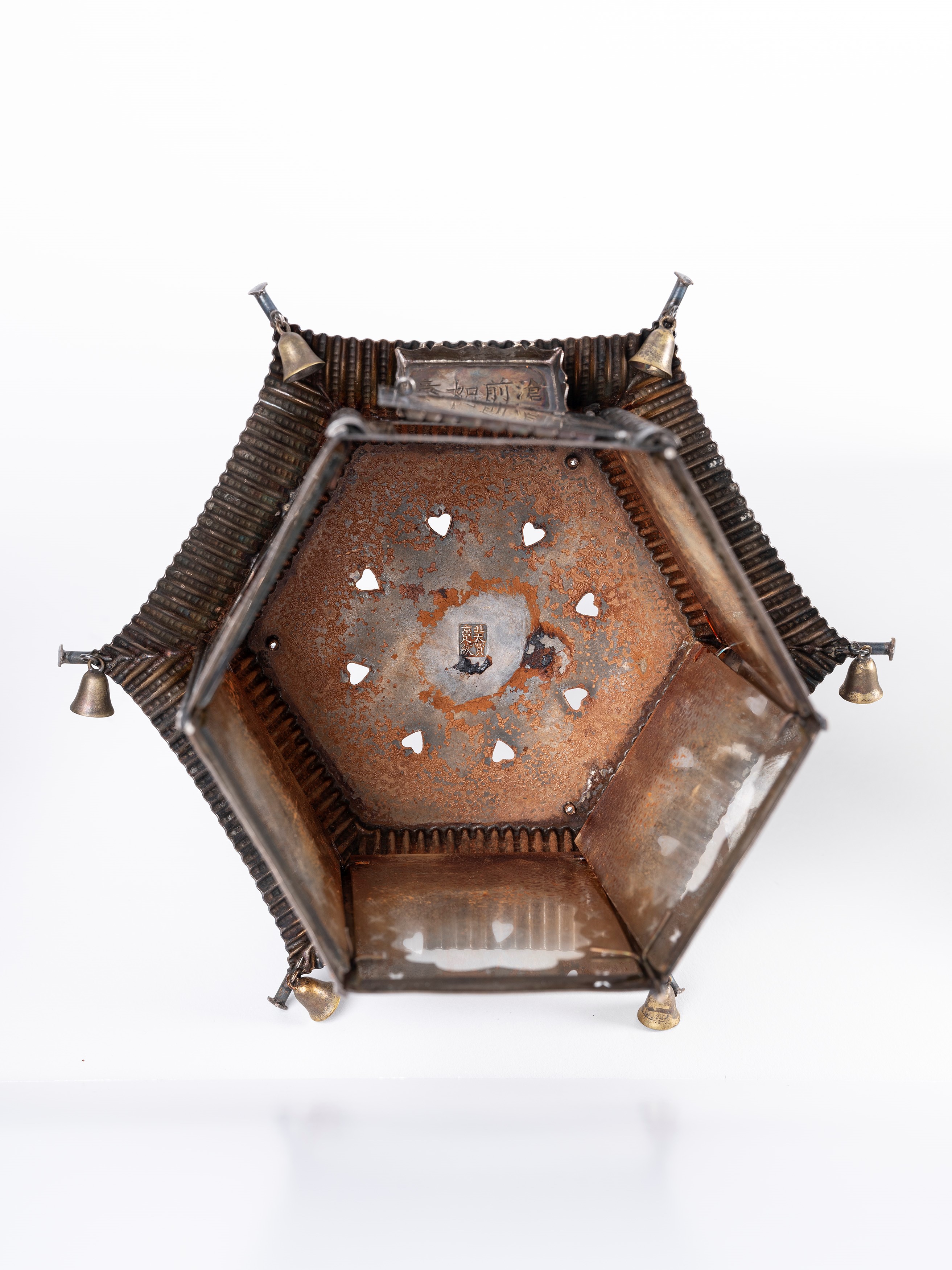 PAGODA IN ARGENTO SMALTATO