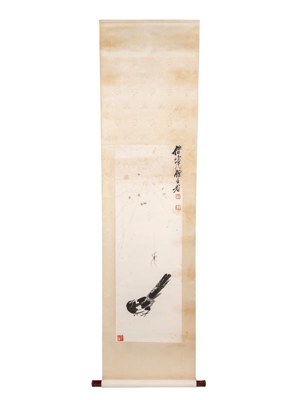 PAINTING ON PAPER SIGNED QI BAISHI