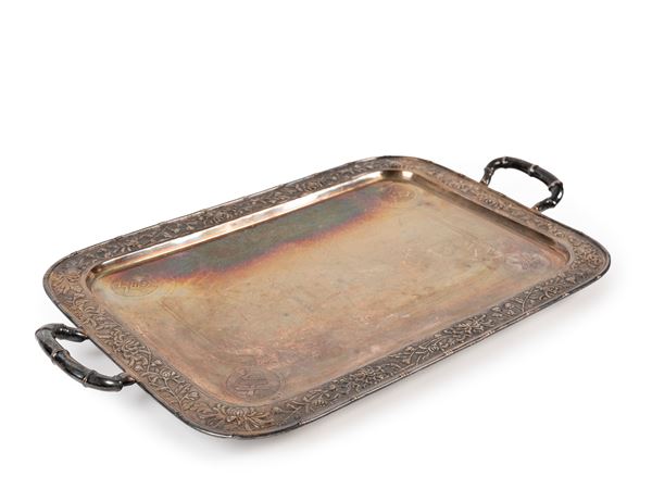 A SILVER TRAY