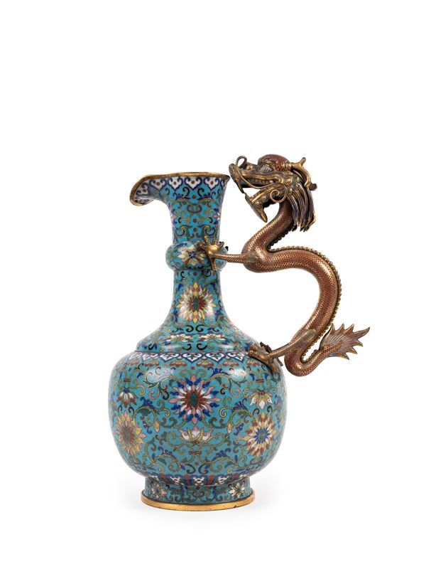 A CLOISONNÉ EWER