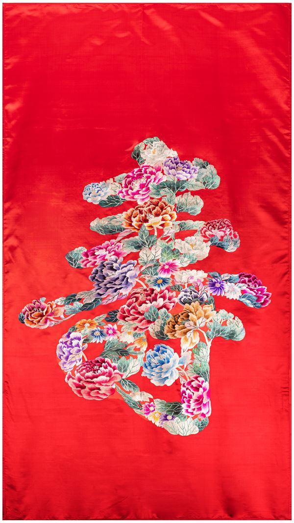 AN EMBROIDERY SILK