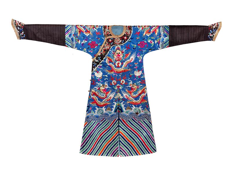 Vestito in Seta Ricamato