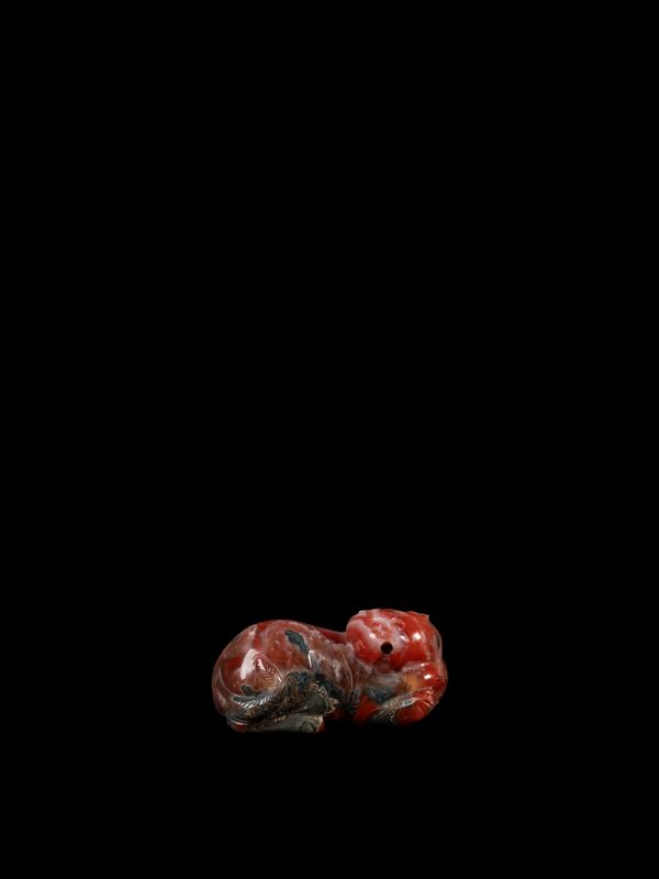 A CARNELIAN CARVING