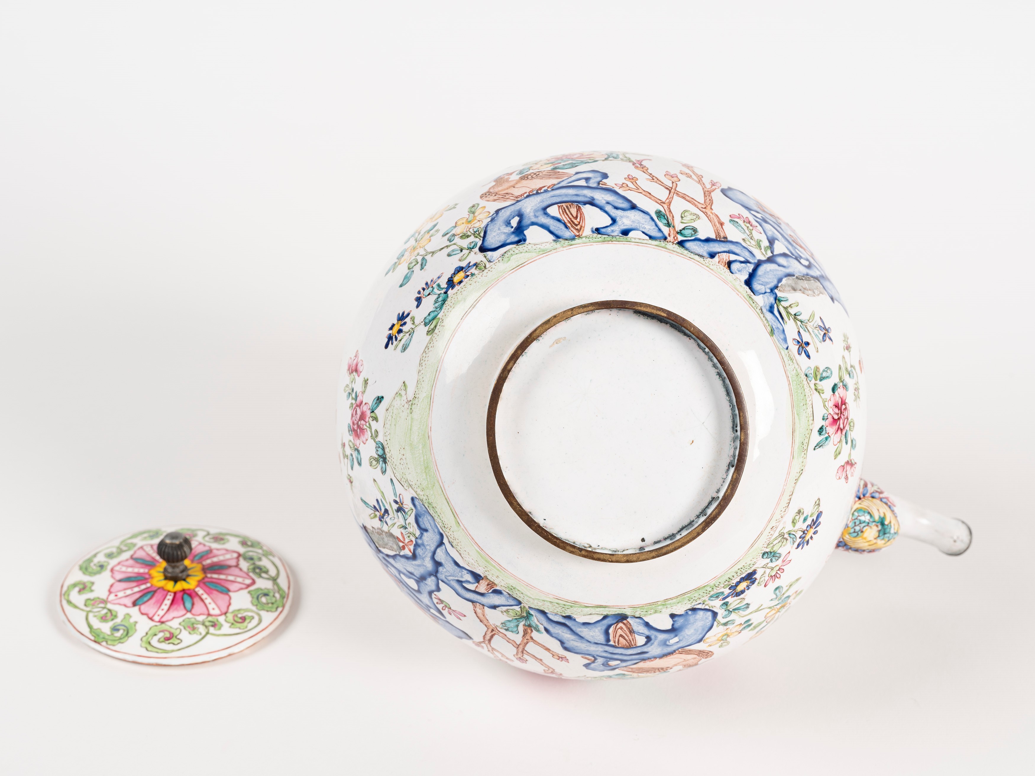 TEIERA IN SMALTO SU RAME