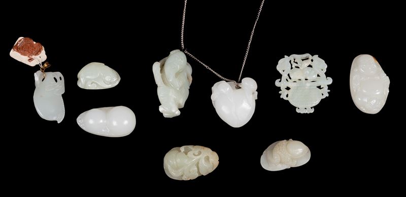 NOVE INTAGLI IN GIADA