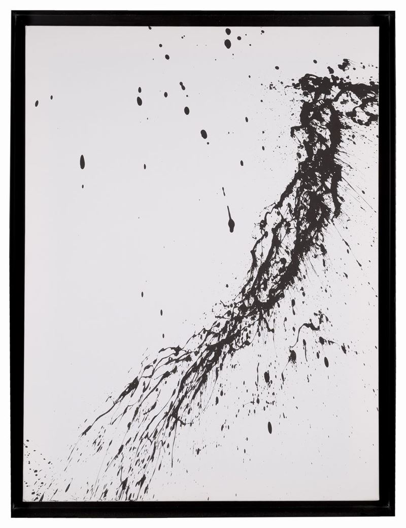 Tun Chanda, Concetto Analogico: Black on White #1 - Concetto Digitale: Black on White #1, smalto ...