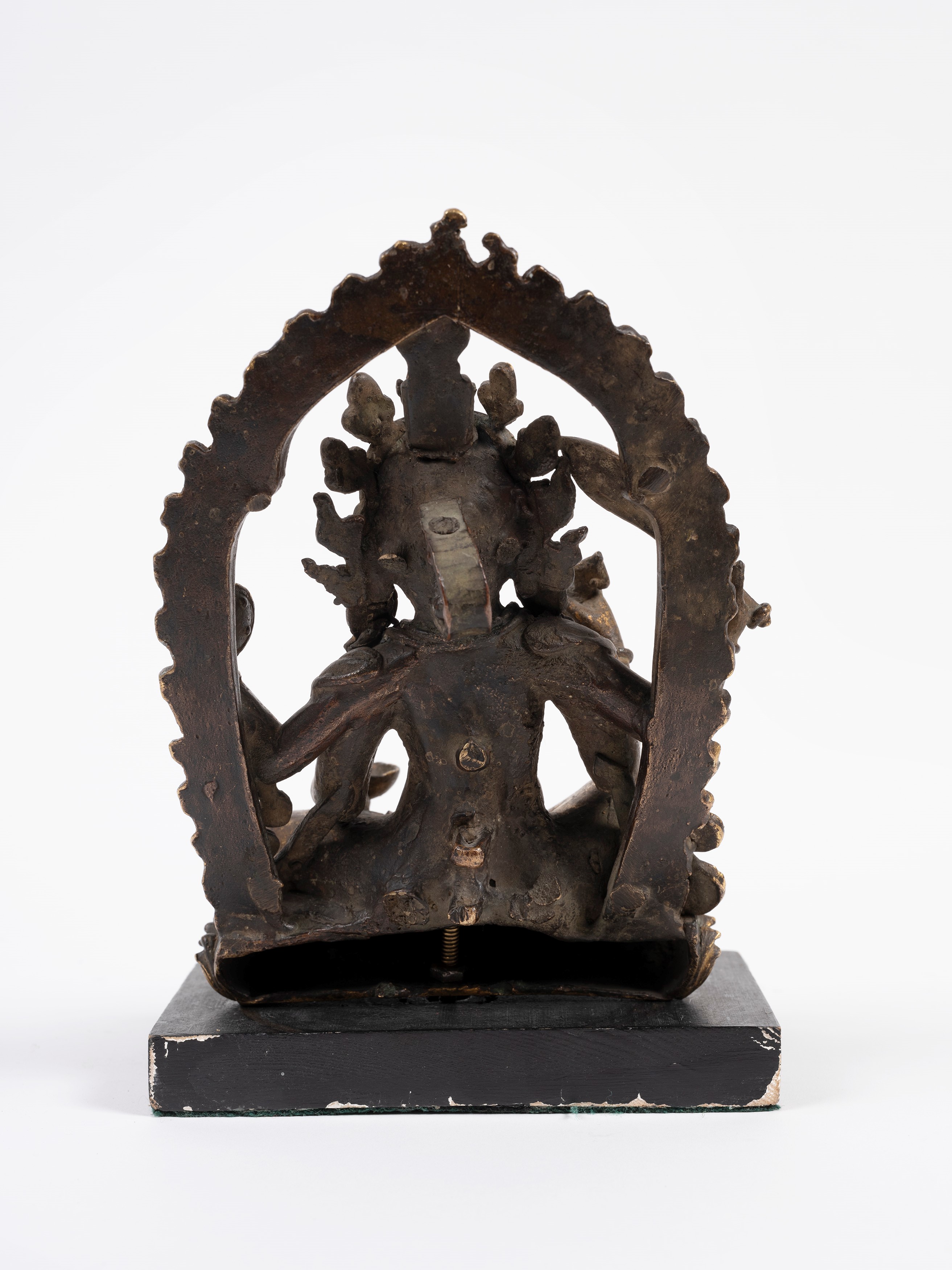 FIGURA IN BRONZO DORATO