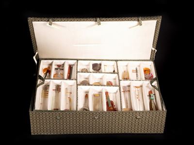 Set musicale in pietra dura, Cina, XX secolo