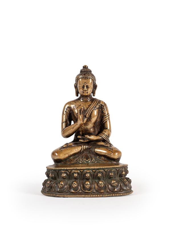 FIGURA IN BRONZO DI SHAKYAMUNI