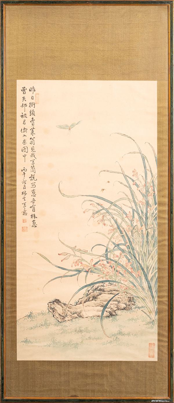 PAINTING ON PAPER  (China, Republic Period (1912-1949))  - Auction Fine Asian Art, Including the Ullman Collection of Fine Buddhist Bronze Figures - Marcopolo srl - Marcopolo Asian Art Auction Milano