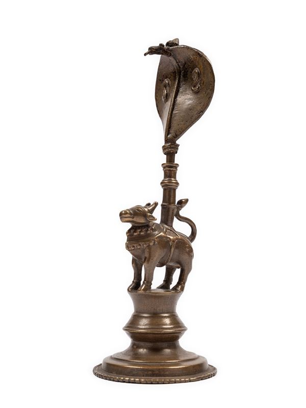 A BRONZE SCULPTURE