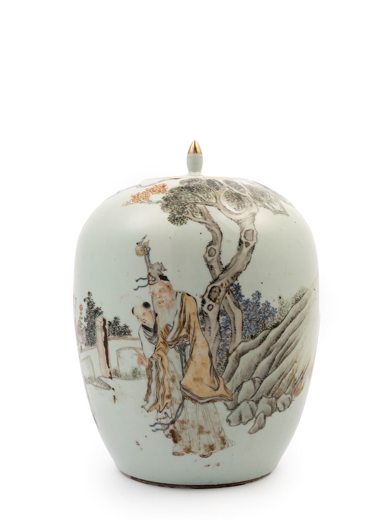 Potiche in Porcellana Qianjiangcai