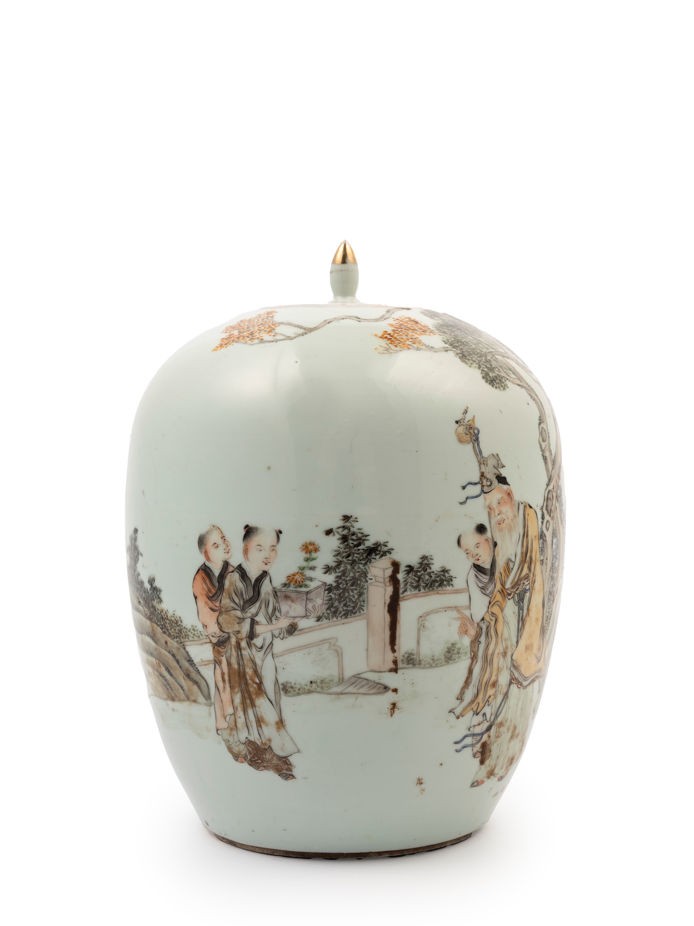 POTICHE IN PORCELLANA QIANJIANGCAI