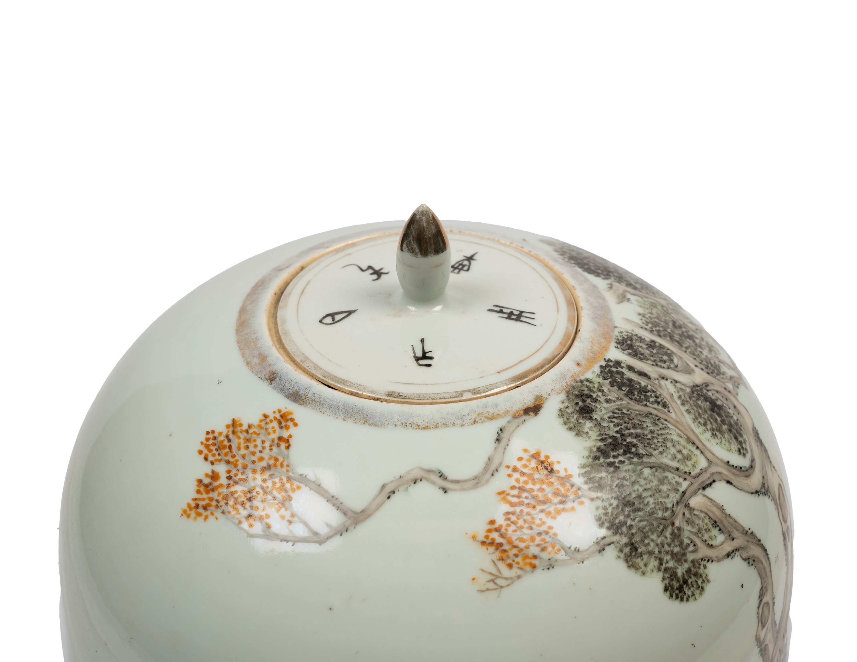 POTICHE IN PORCELLANA QIANJIANGCAI