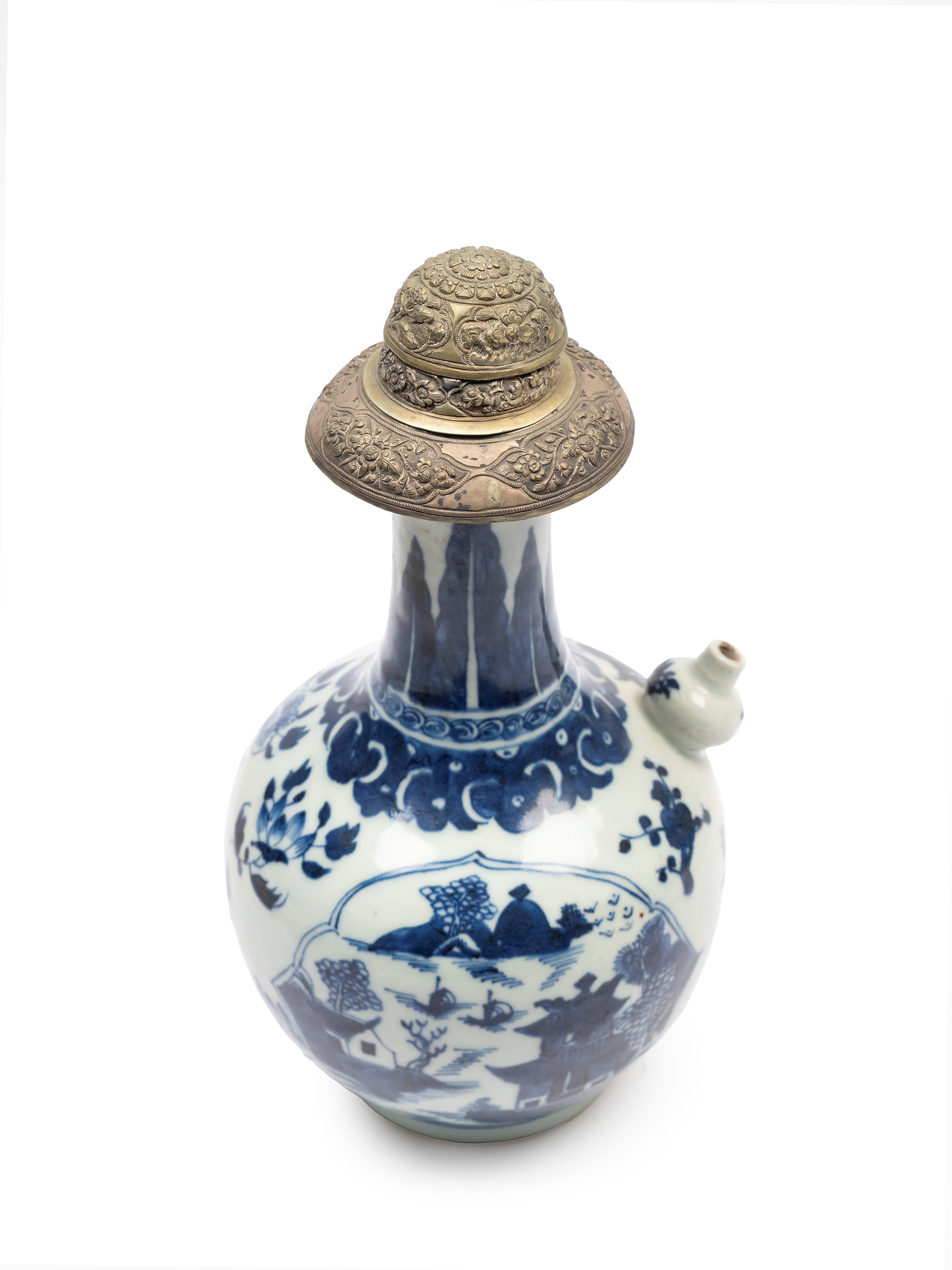 KENDI IN PORCELLANA BIANCA E BLU