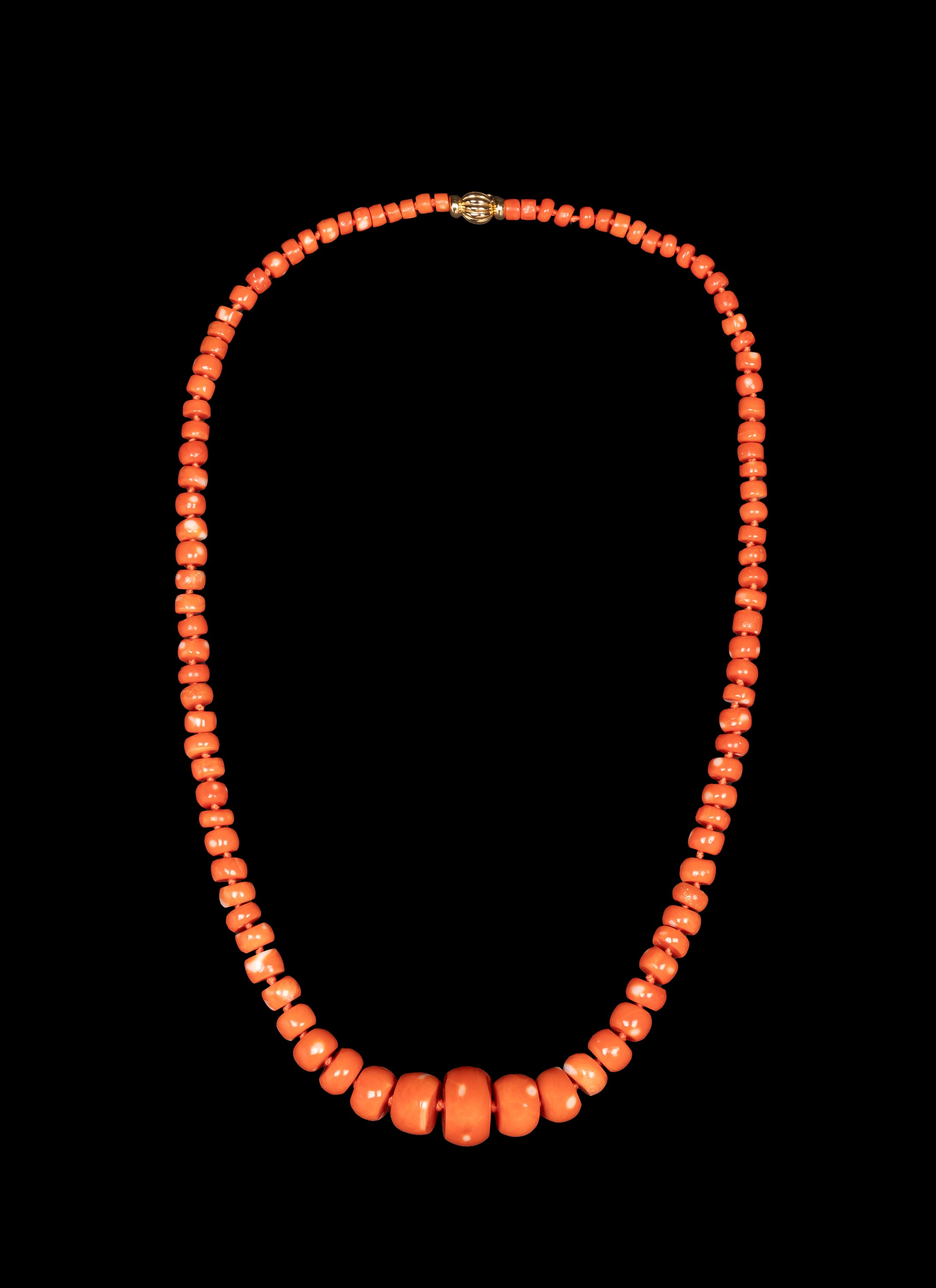 ☼COLLANA IN CORALLO ROSSO MOMO O CERASUOLO