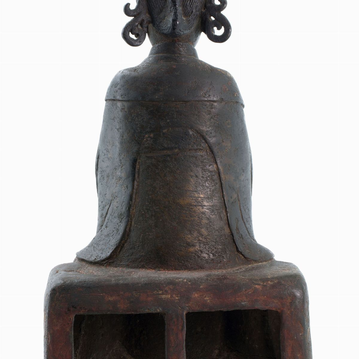 GRANDE FIGURA IN BRONZO DORATO