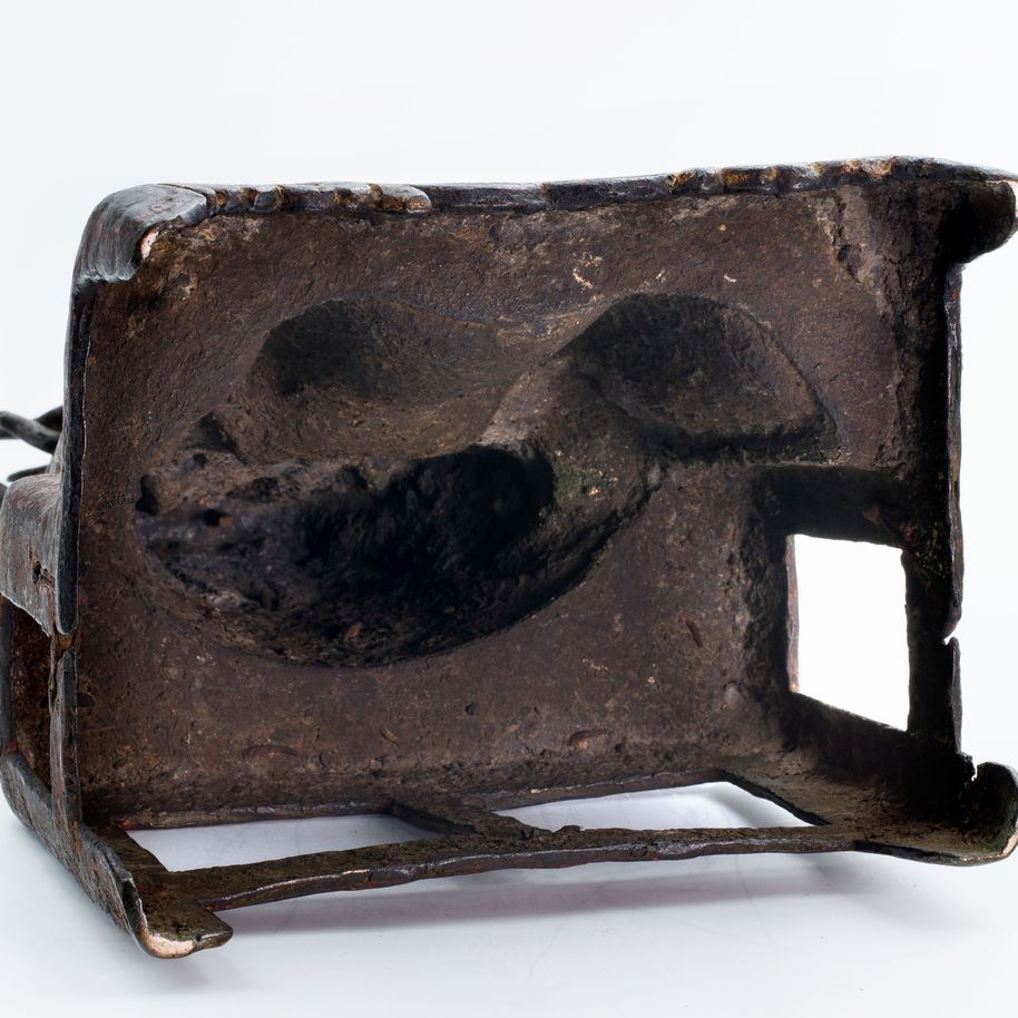 GRANDE FIGURA IN BRONZO DORATO