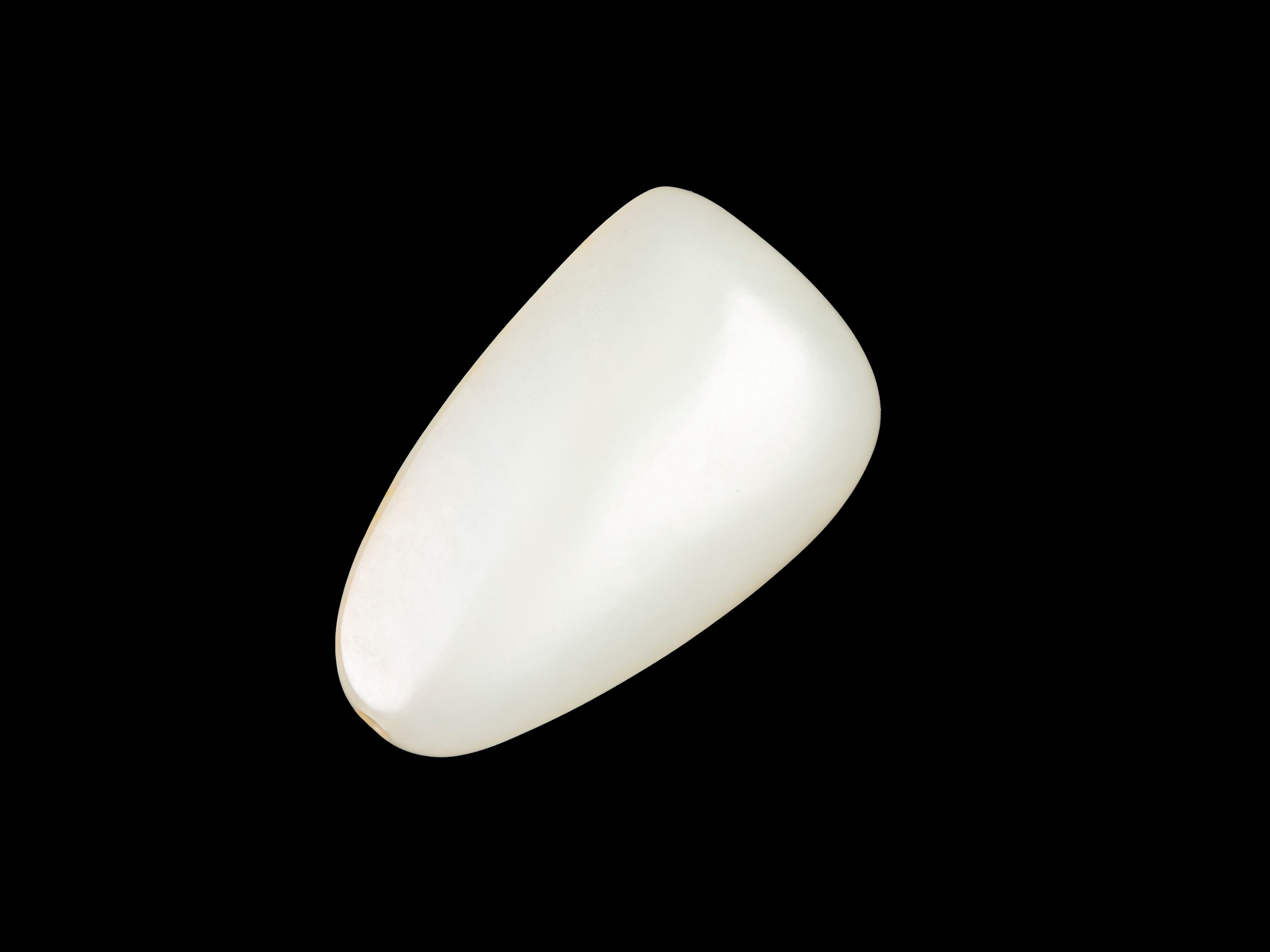 SNUFF BOTTLE IN GIADA BIANCA E RUGGINE